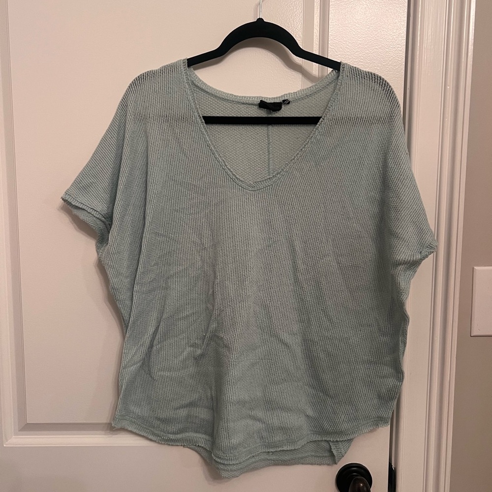Out From Under Light Blue Short Sleeve Top